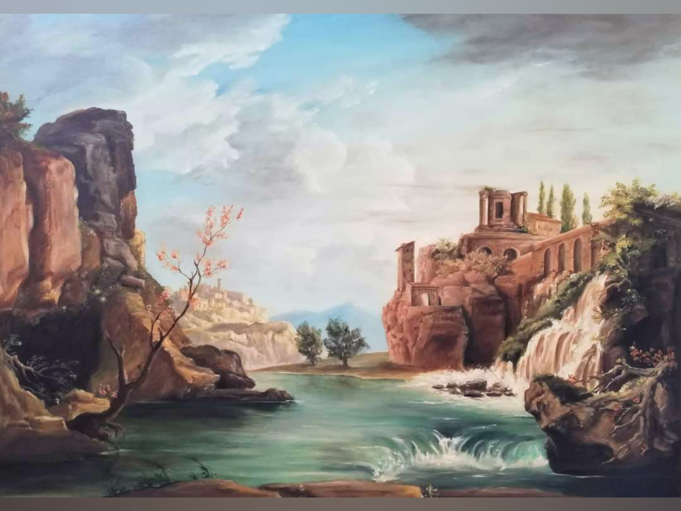 Création d’un décor paysage d’après Joseph Vernet Création d'un décor paysage d'après Joseph Vernet