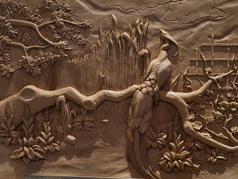 Paysage en bas-relief